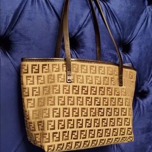 Fendi small zucchino tote